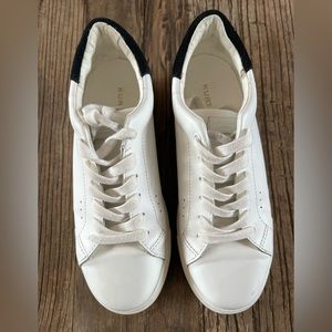 KURT GEIGER LONDON Women’s Laney Leather Platform Low Top Sneaker Size 38.